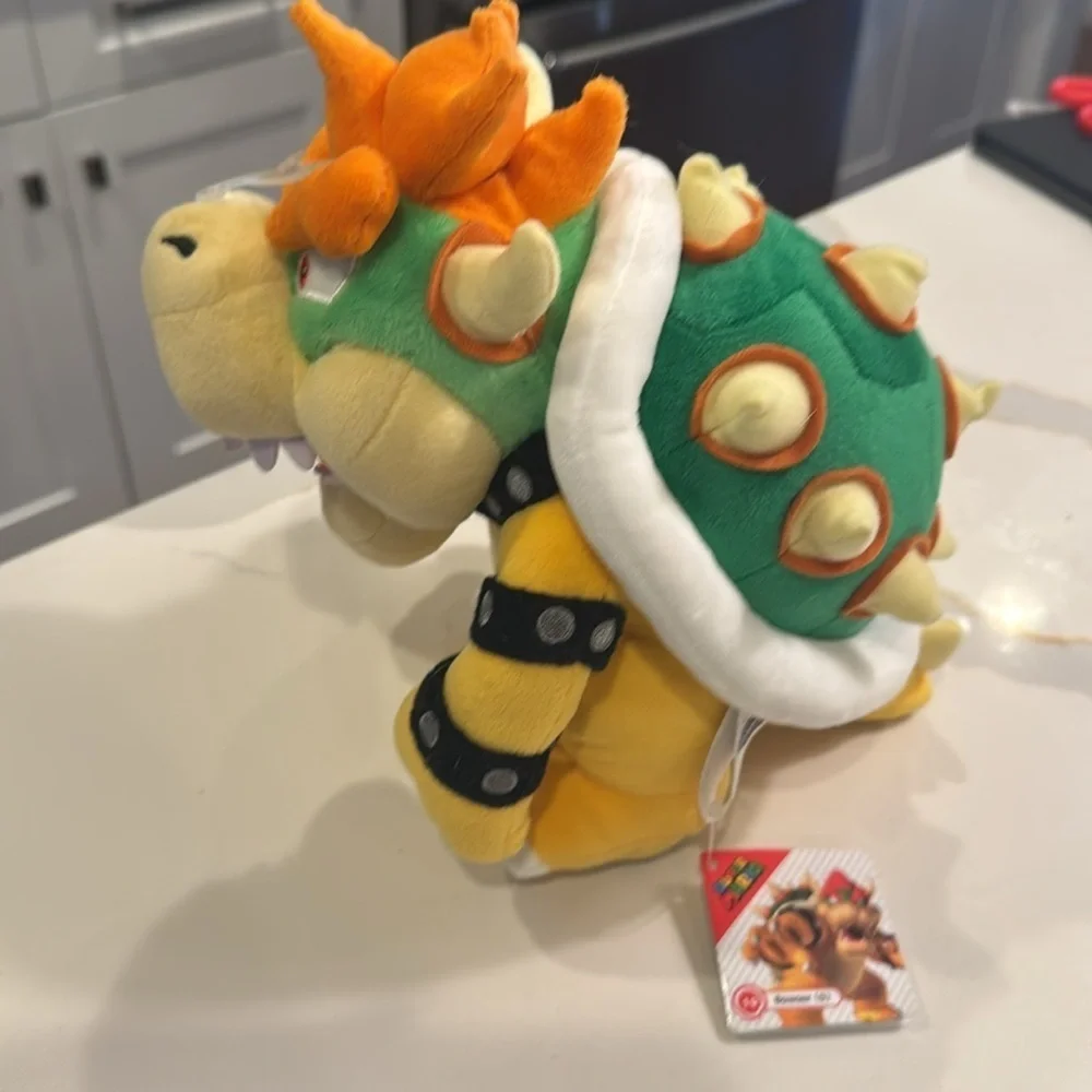 Little Buddy Nintendo BOWSER 10" 2017 All Star Super Mario Collectible Plush NWT - Picture 3 of 7